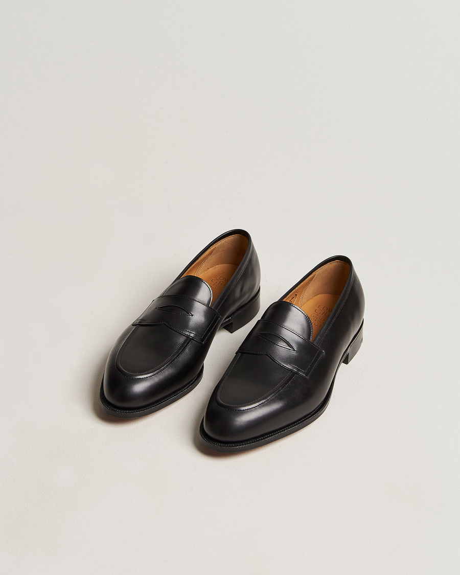 Heren |  | Edward Green | Piccadilly Penny Loafer Black Calf