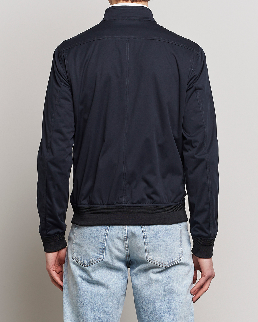Heren | Jassen | Oscar Jacobson | Harris Harrington Nylon Jacket Navy