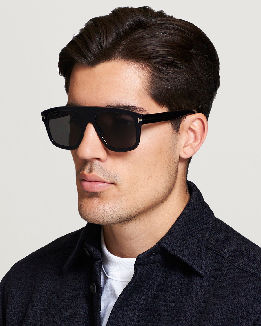 Heren |  | Tom Ford | Thor FT0777 Sunglasses Black/Polarized