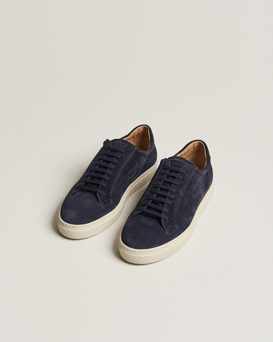Heren | | Sweyd | 054 Sneakers Seppia Blue Suede