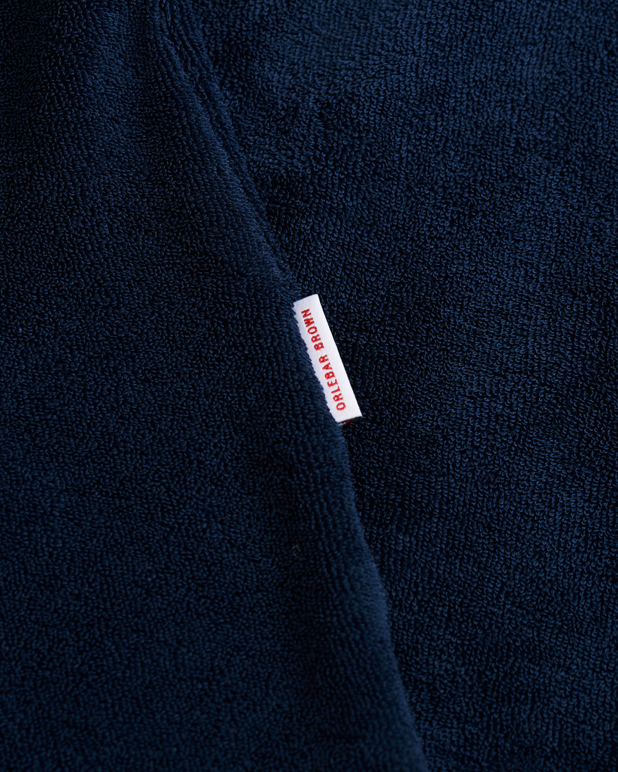 Heren | Truien | Orlebar Brown | Terry Long Sleeve Polo Navy