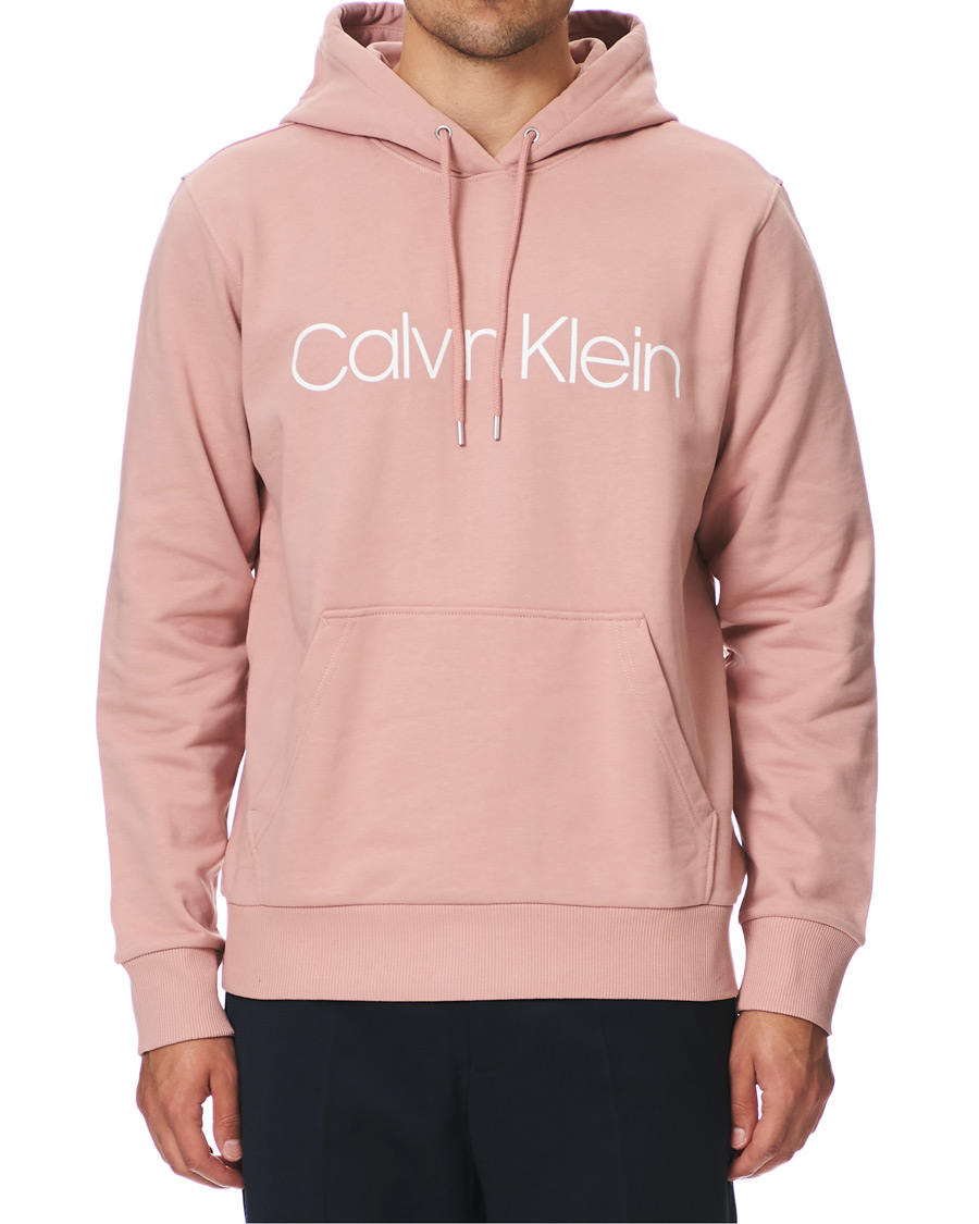 Heren | Truien | Calvin Klein | Front Logo Hoodie Muted Pink