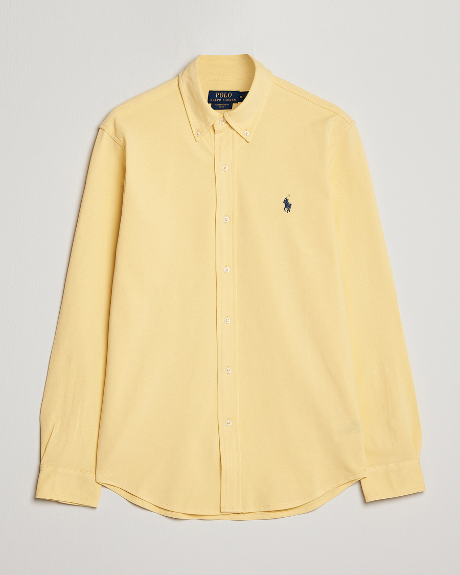 Heren | Overhemden | Polo Ralph Lauren | Featherweight Mesh Shirt Corn Yellow