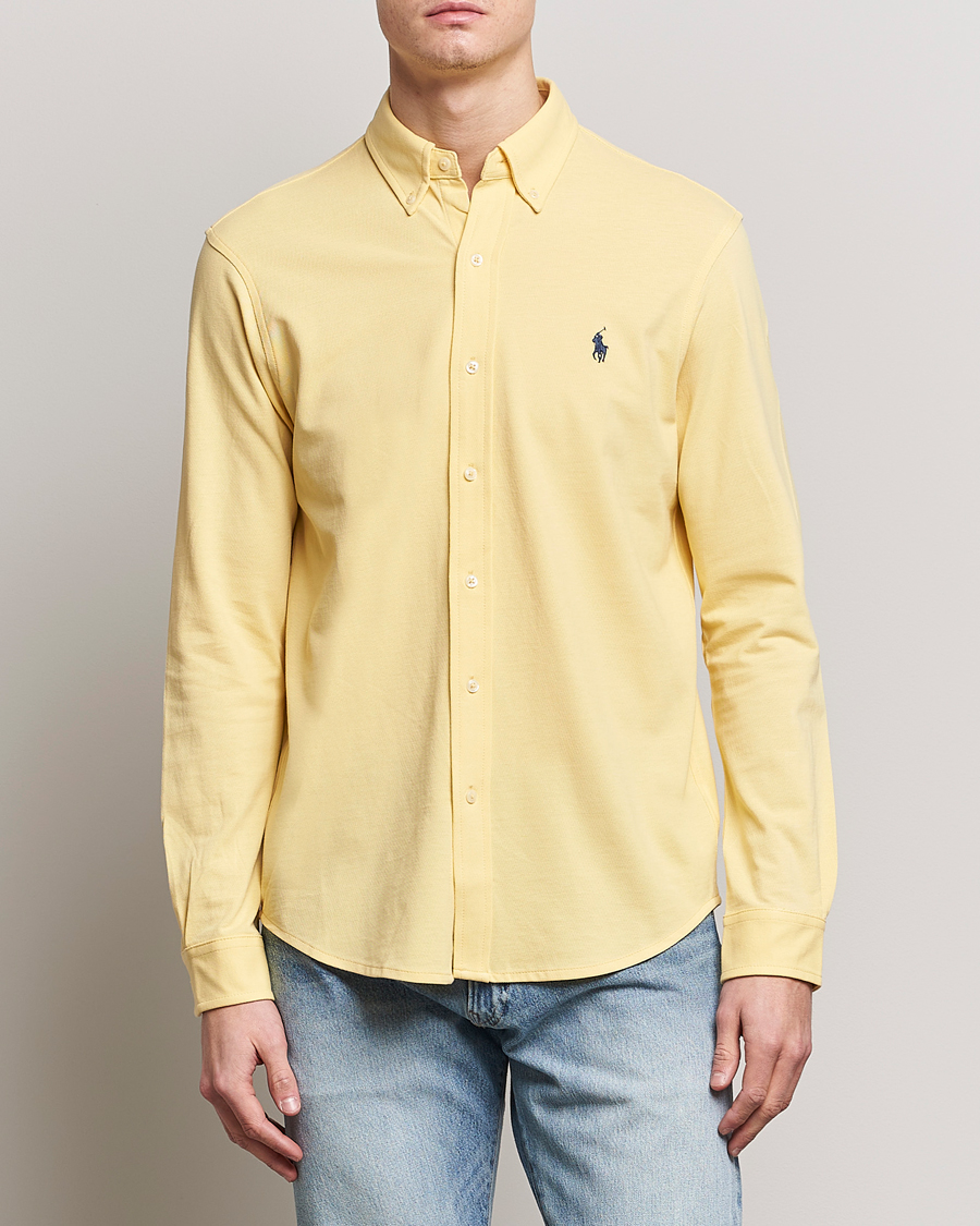 Heren | Overhemden | Polo Ralph Lauren | Featherweight Mesh Shirt Corn Yellow