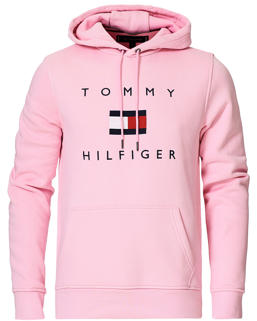 Heren | Truien | Tommy Hilfiger | Flag Logo Hoodie Classic Pink