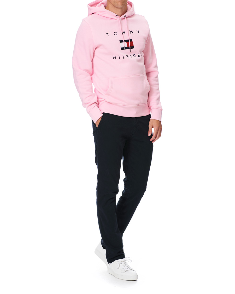 Heren | Truien | Tommy Hilfiger | Flag Logo Hoodie Classic Pink