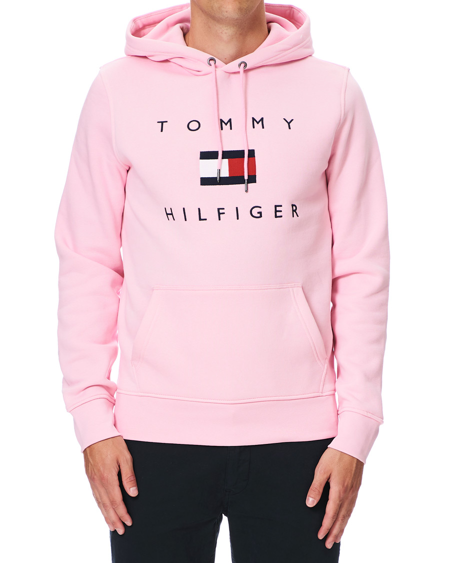 Heren | Truien | Tommy Hilfiger | Flag Logo Hoodie Classic Pink