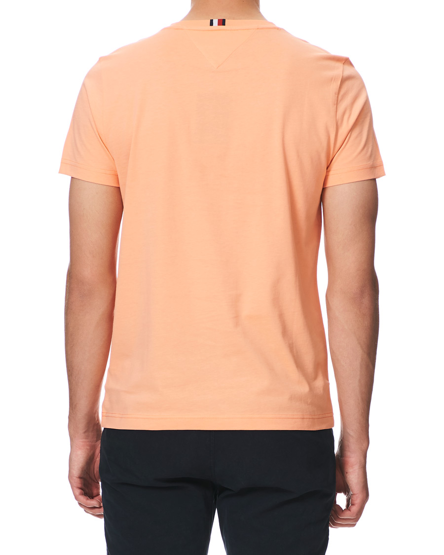 Heren | T-shirts | Tommy Hilfiger | Flag Logo Crew Neck Tee Island Coral