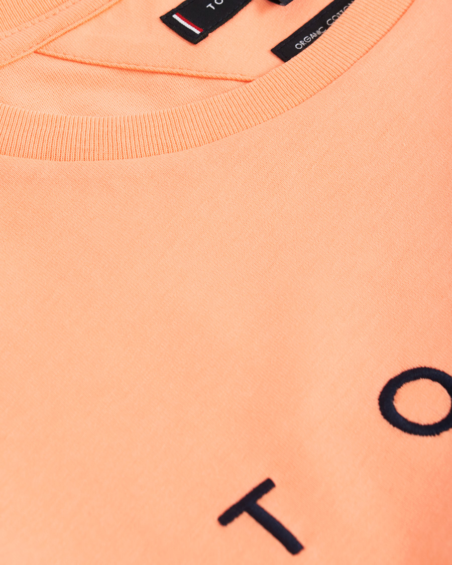Heren | T-shirts | Tommy Hilfiger | Flag Logo Crew Neck Tee Island Coral