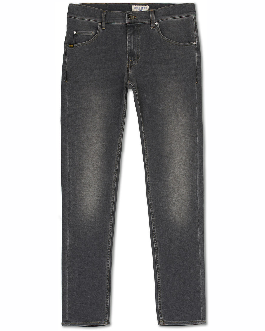 Heren | Jeans | Tiger of Sweden Jeans | Slim Trip Organic Cotton Stretch Jeans Grey