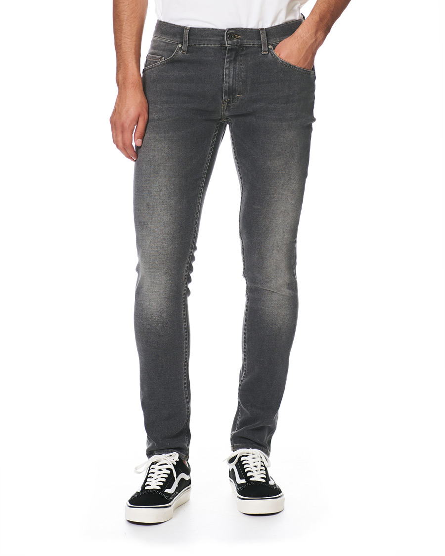 Heren | Jeans | Tiger of Sweden Jeans | Slim Trip Organic Cotton Stretch Jeans Grey
