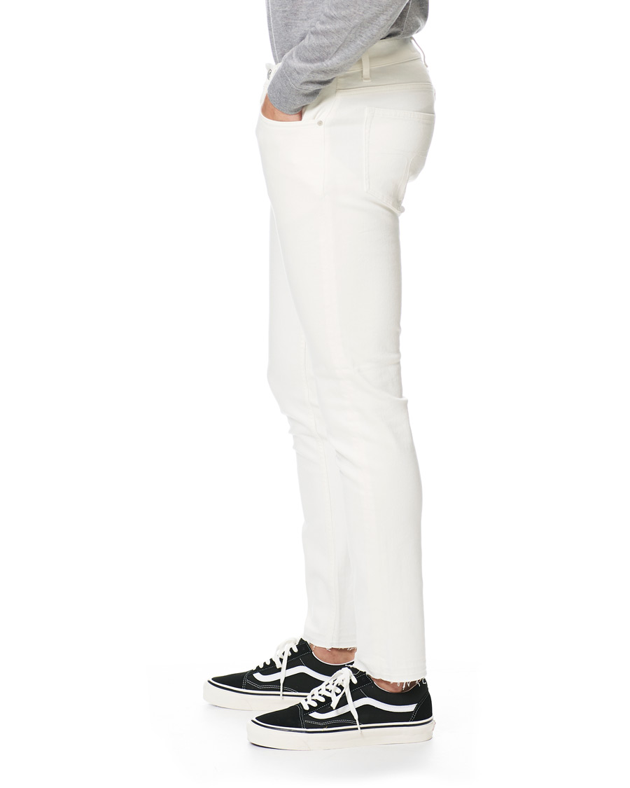 Heren | Jeans | Tiger of Sweden Jeans | Evolve Panel Organic Cotton Stretch Jeans White