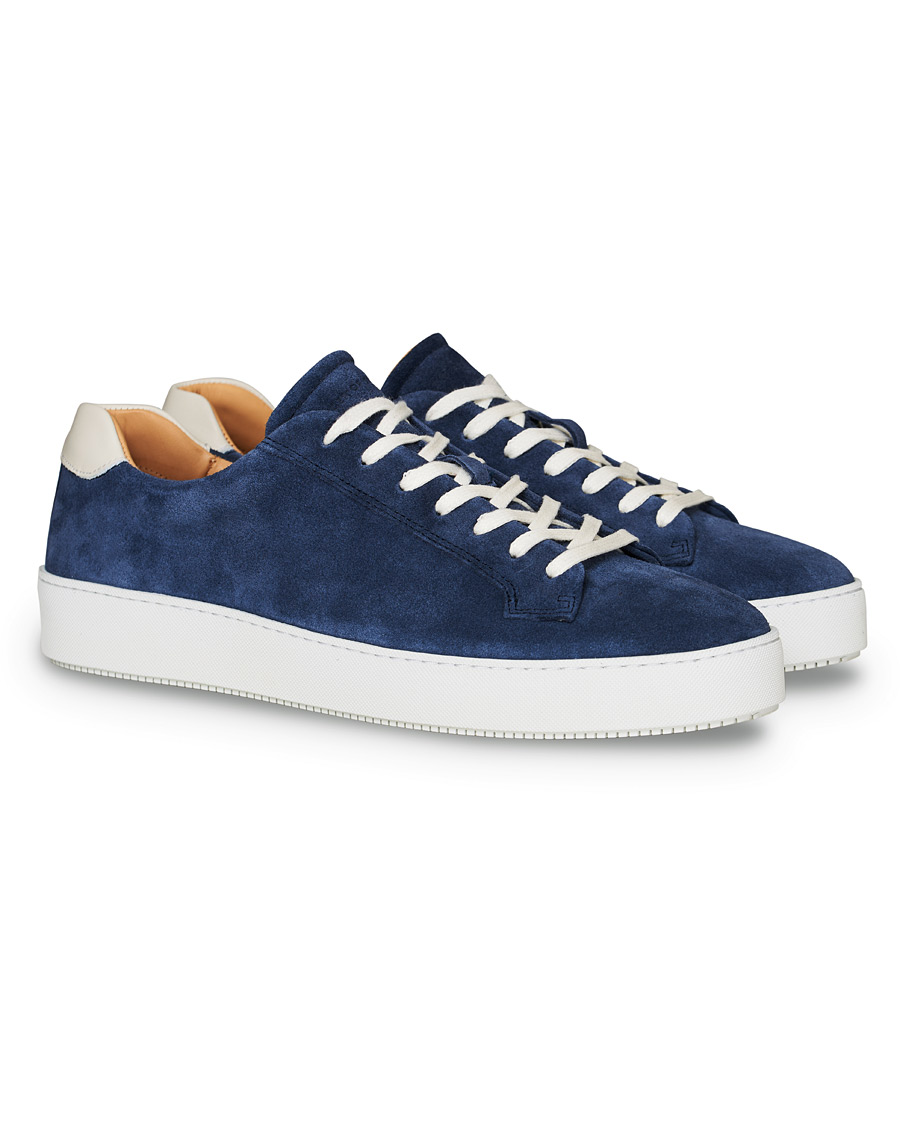 Heren | Tiger of Sweden Salas Sneaker Blue Suede | Tiger of Sweden | Salas Sneaker Blue Suede