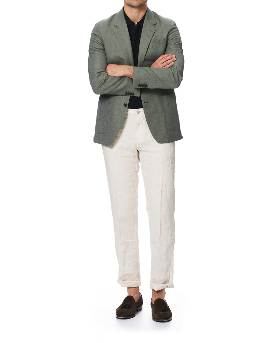 Heren | Blazers | Tiger of Sweden | Josef Linen/Wool Blazer Soft Mimosa