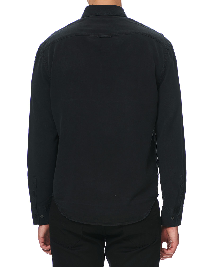 Heren | Overhemden | Filippa K | Zachary Tencel Shirt Almost Black