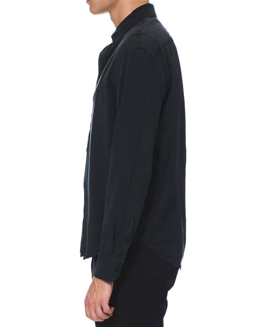 Heren | Overhemden | Filippa K | Zachary Tencel Shirt Almost Black