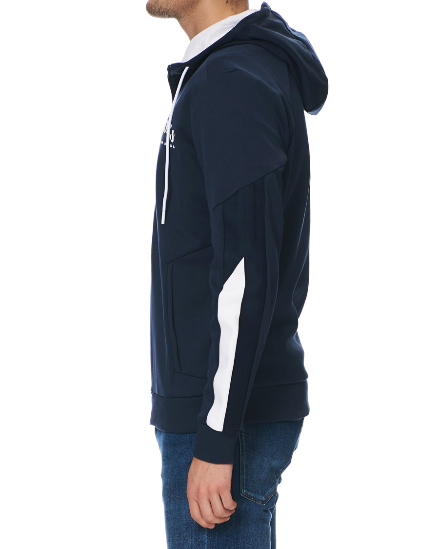 Heren | Truien | BOSS GREEN | BOSS Athleisure Saggy Full-Zip Hoodie Navy