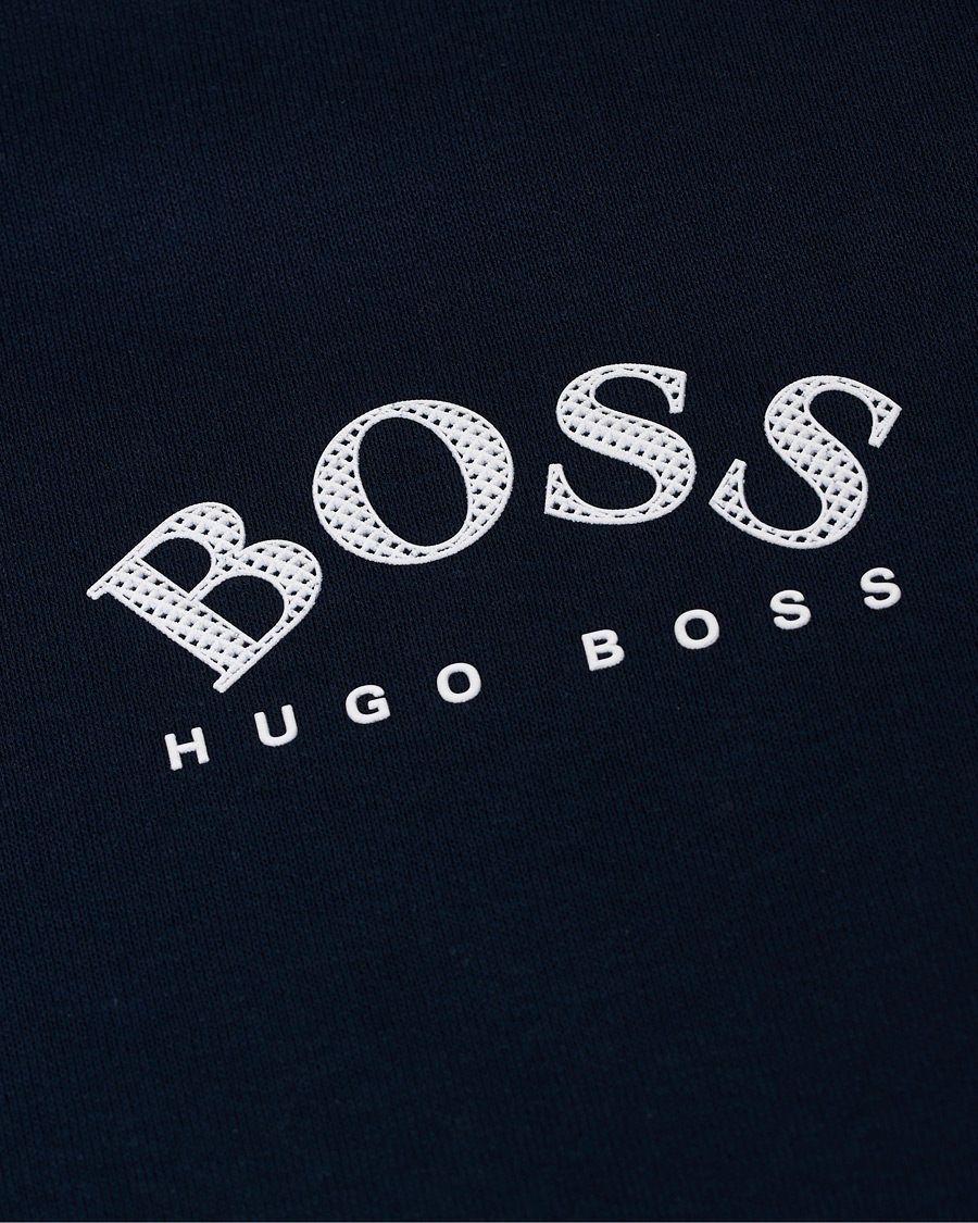 Heren | Truien | BOSS GREEN | BOSS Athleisure Saggy Full-Zip Hoodie Navy
