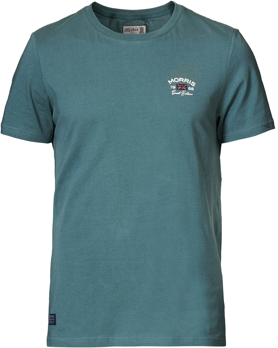 Heren | T-shirts | Morris | Léonce Crew Neck Tee Green