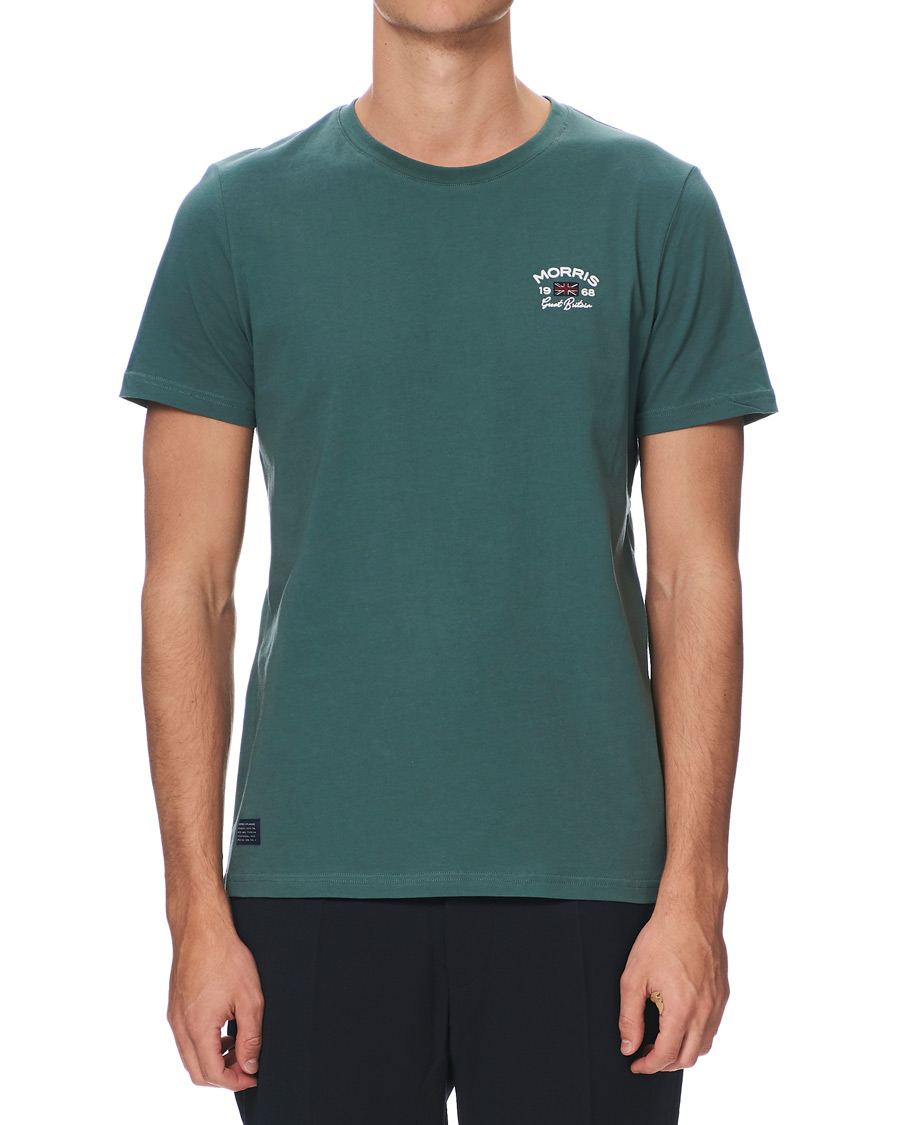 Heren | T-shirts | Morris | Léonce Crew Neck Tee Green