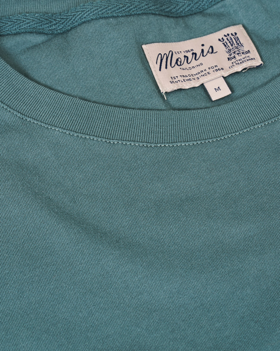 Heren | T-shirts | Morris | Léonce Crew Neck Tee Green
