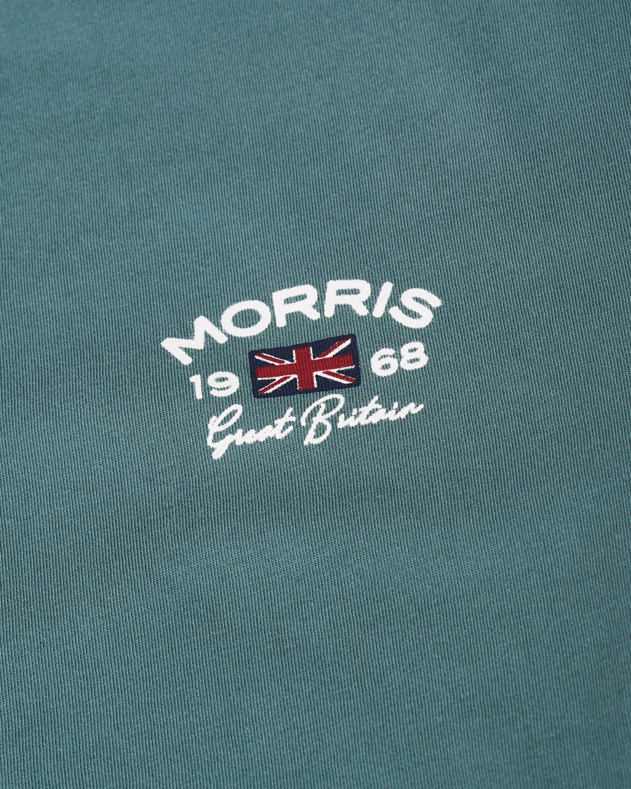 Heren | T-shirts | Morris | Léonce Crew Neck Tee Green