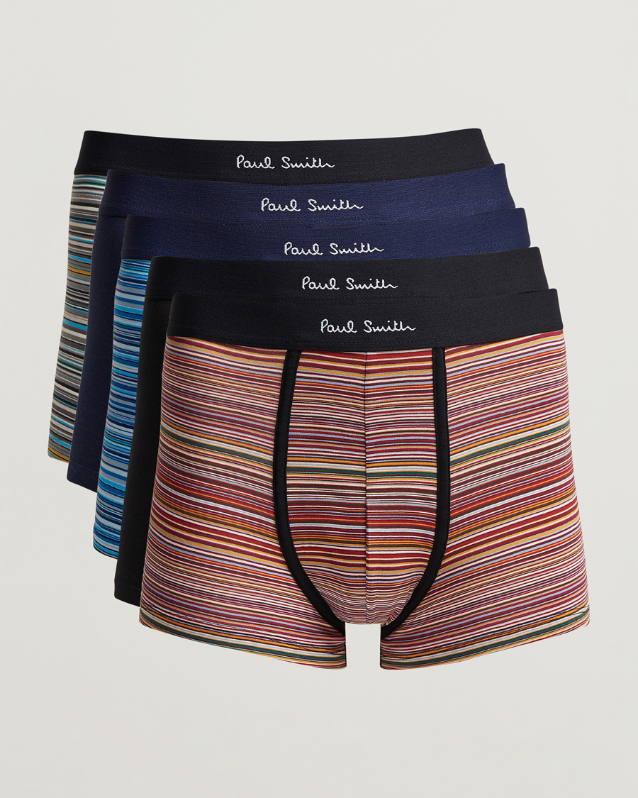 Heren | Ondergoed | Paul Smith | 5-Pack Long Trunk Blue