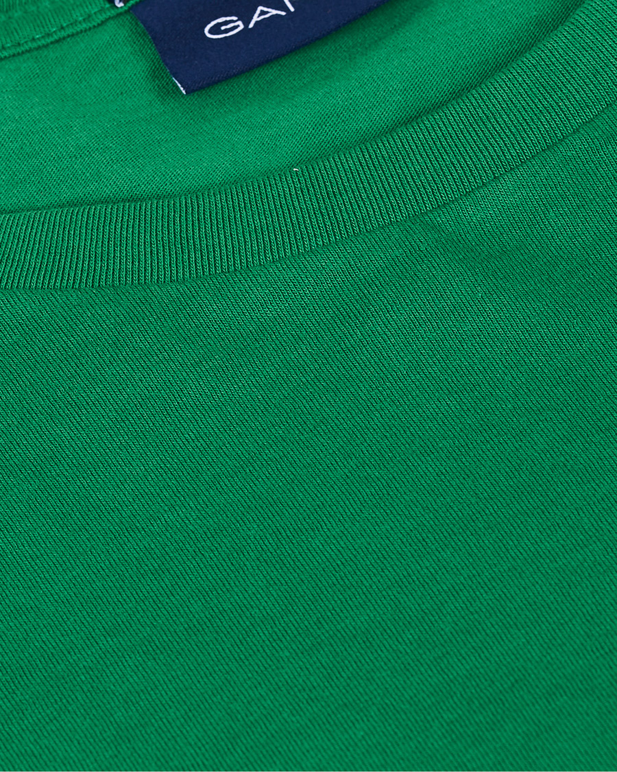Heren | T-shirts | GANT | Original Crew Neck Tee Amazon Green