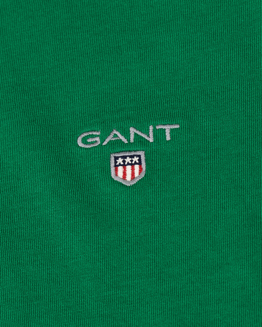 Heren | T-shirts | GANT | Original Crew Neck Tee Amazon Green
