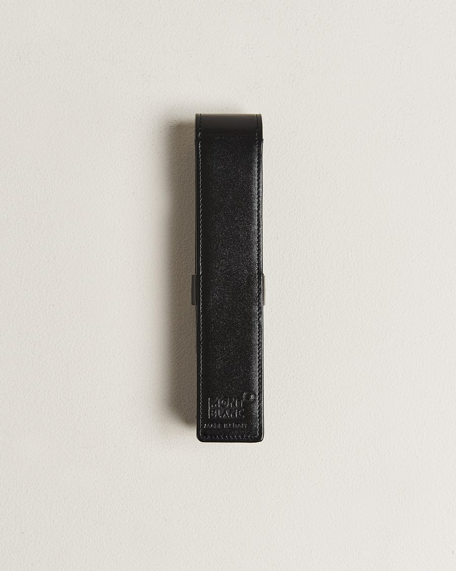 Heren | Montblanc Meisterstück 1 Pen Pouch Clasp Black | Montblanc | Meisterstück 1 Pen Pouch Clasp Black