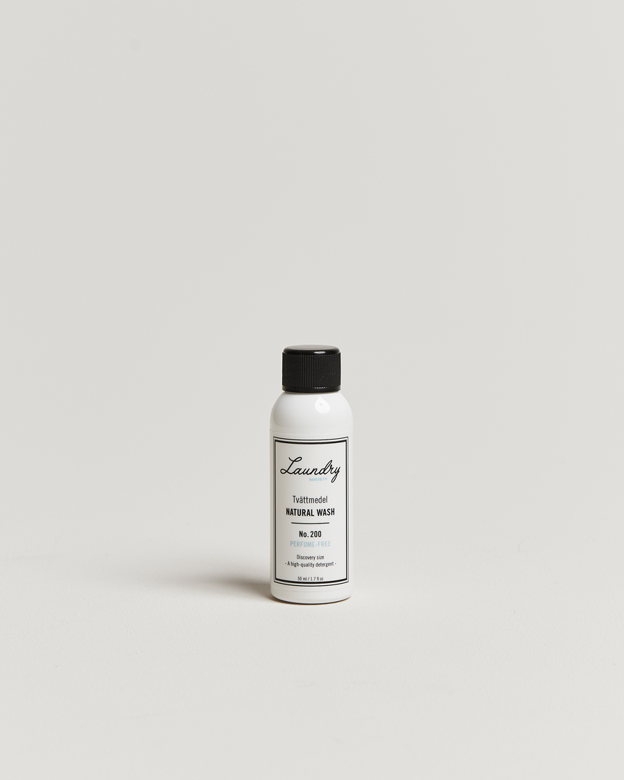 Heren | Kledingverzorging | Laundry Society | Travel Size Natural Wash No 200 50ml