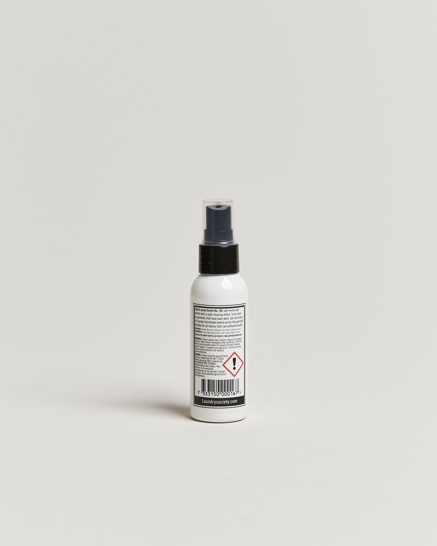 Heren | Wasmiddel en vlekspray | Laundry Society | Travel Size Denim Wash Spray No 501 50ml