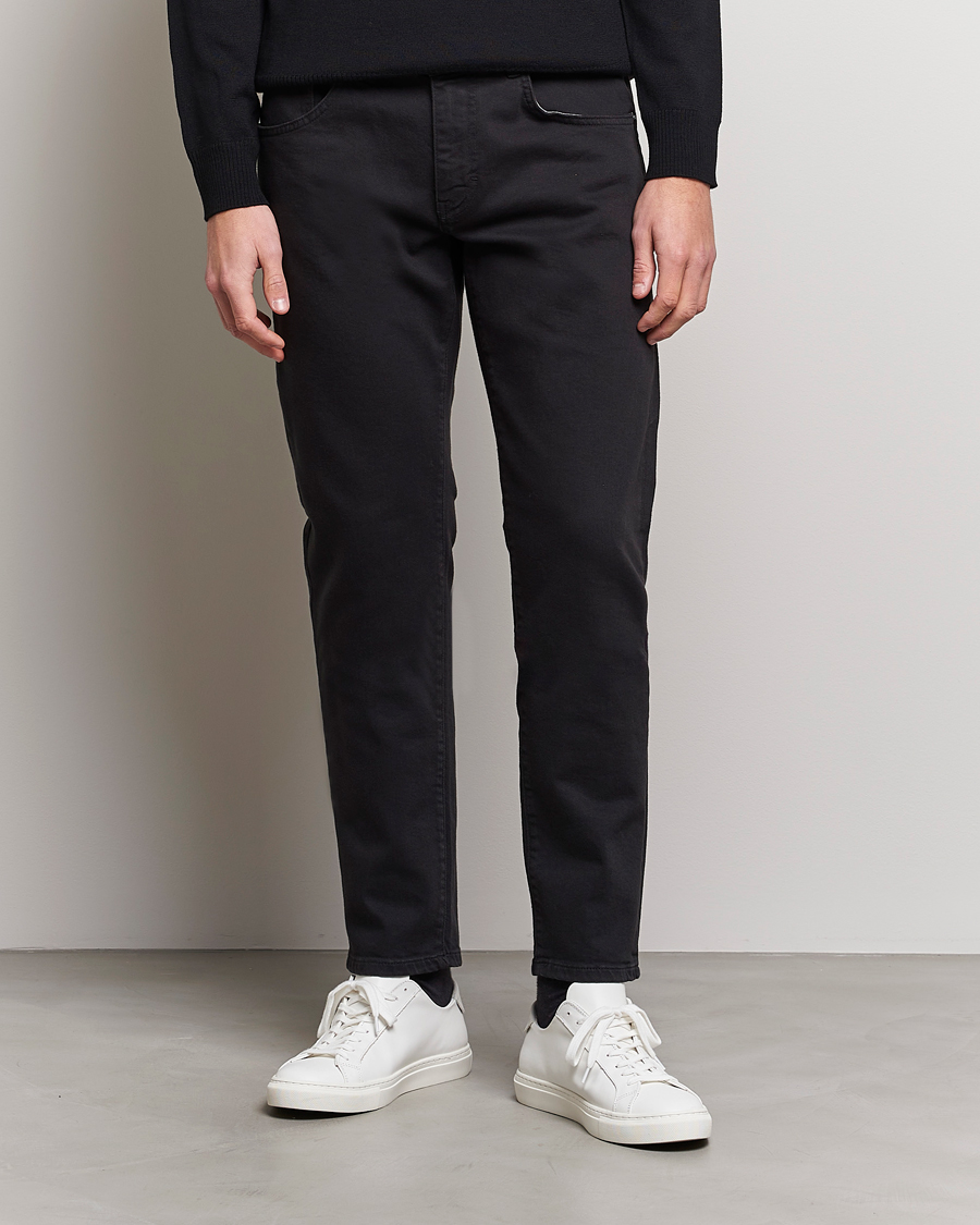 Heren | Casual broeken | J.Lindeberg | Jay Solid Stretch 5-Pocket Pants Black