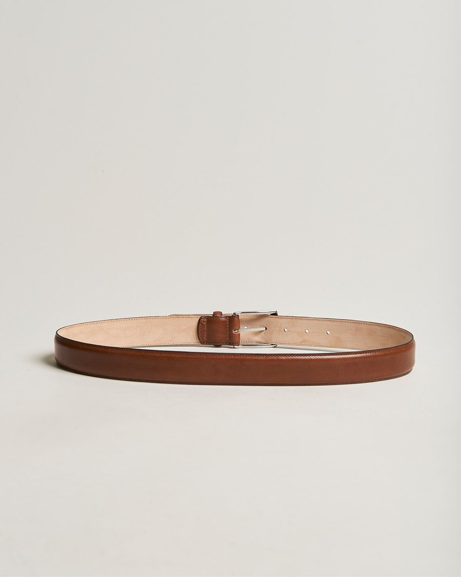 Heren | Riemen | Loake 1880 | Henry Leather Belt 3,3 cm Mahogany