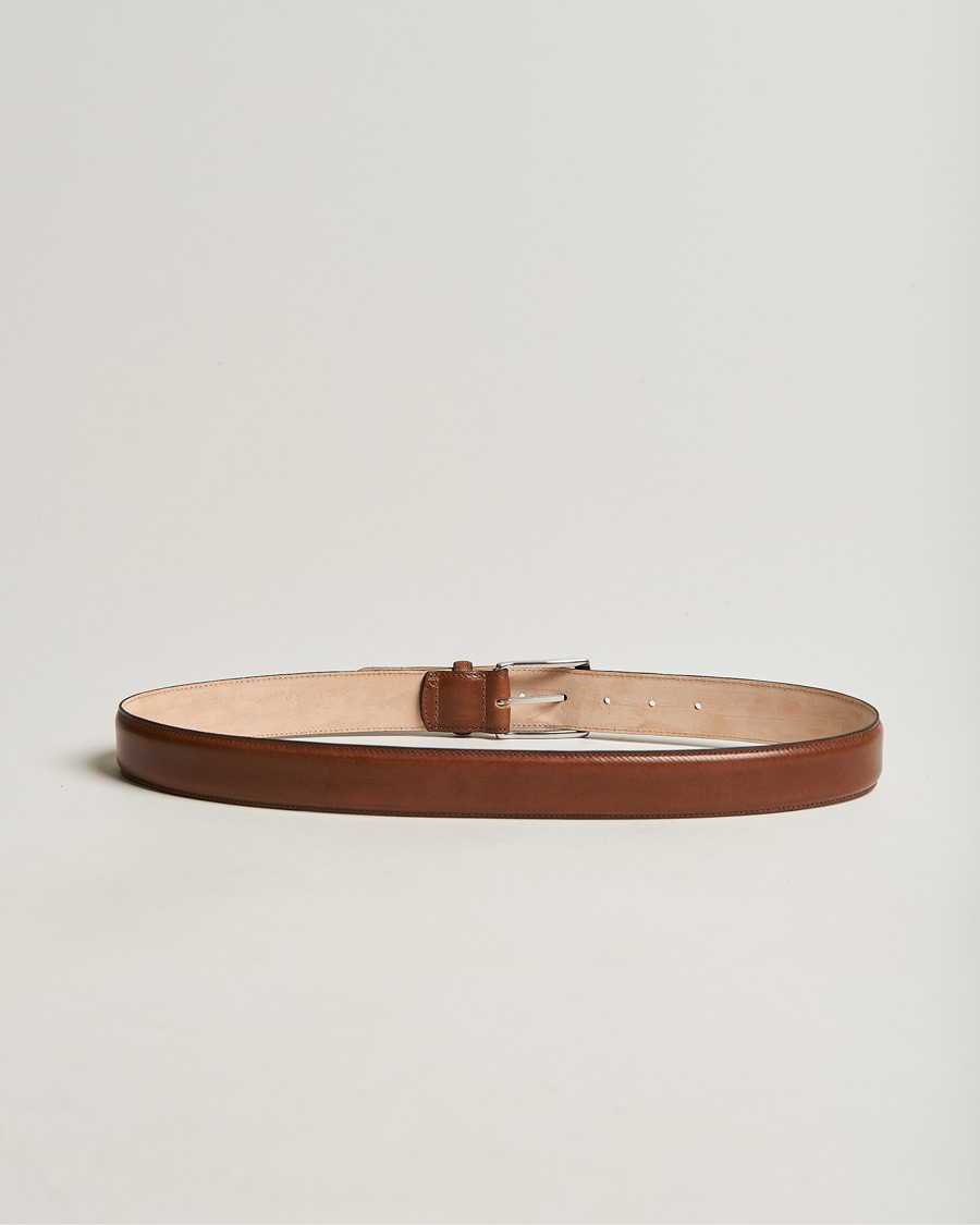 Heren |  | Loake 1880 | Henry Leather Belt 3,3 cm Mahogany