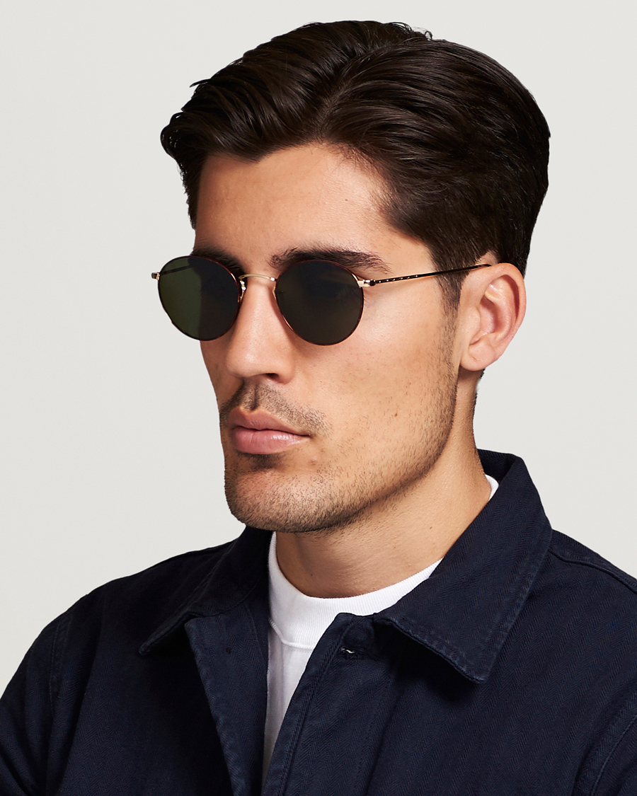 Men | Round Frame Sunglasses | Oliver Peoples | 0OV1186S Sunglasses Gold/Tortoise