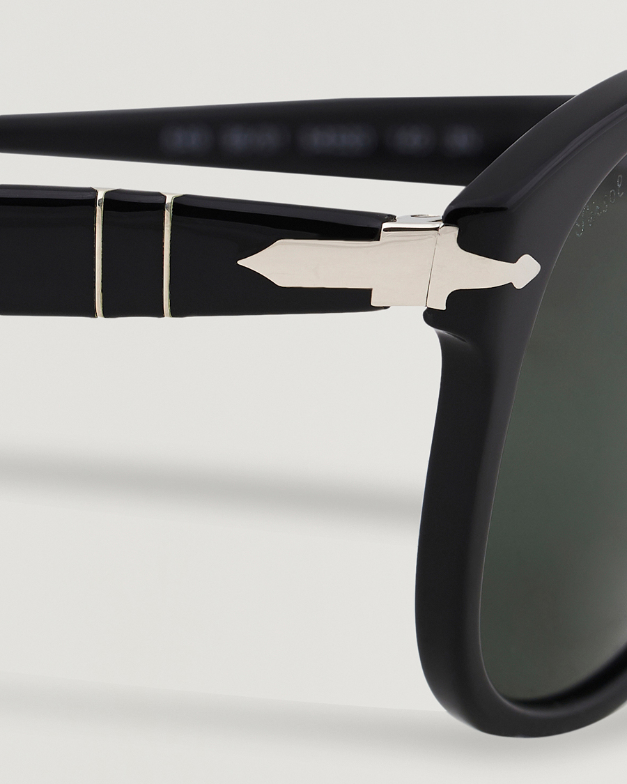 Heren | Zonnebrillen | Persol | 0PO0649 Sunglasses Black/Crystal Green