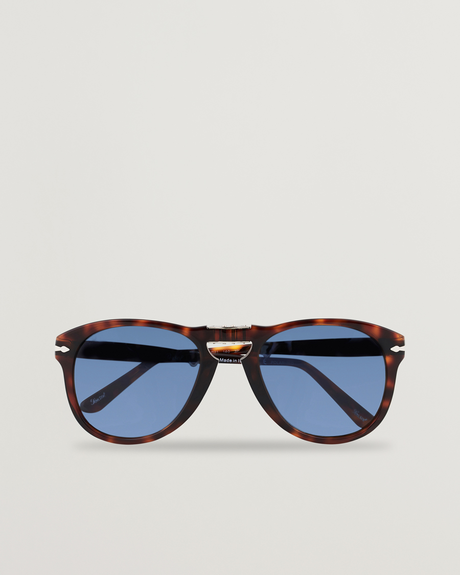 Heren | Zonnebrillen | Persol | 0PO0714 Folding Sunglasses Havana/Blue Gradient