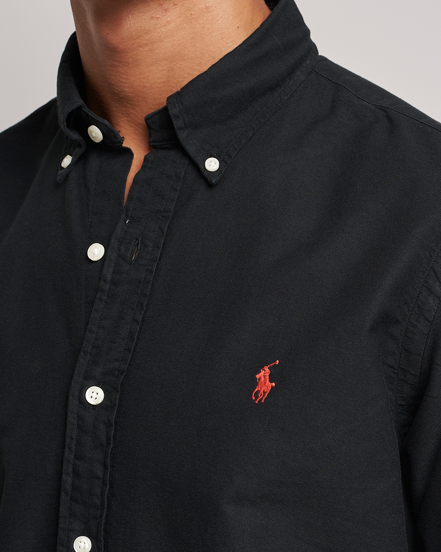 Heren | Overhemden | Polo Ralph Lauren | Custom Fit Garment Dyed Oxford Shirt Black