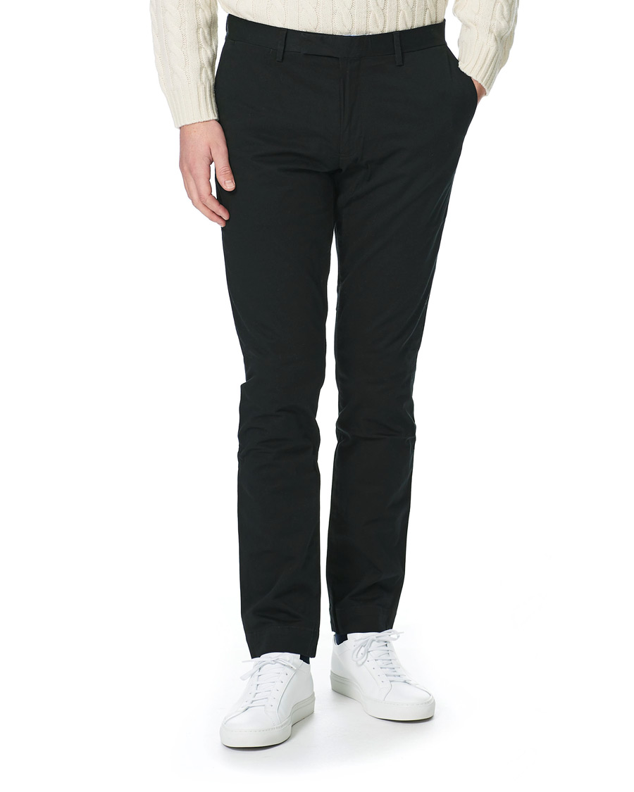 Heren | Broeken | Polo Ralph Lauren | Slim Fit Stretch Chinos Black