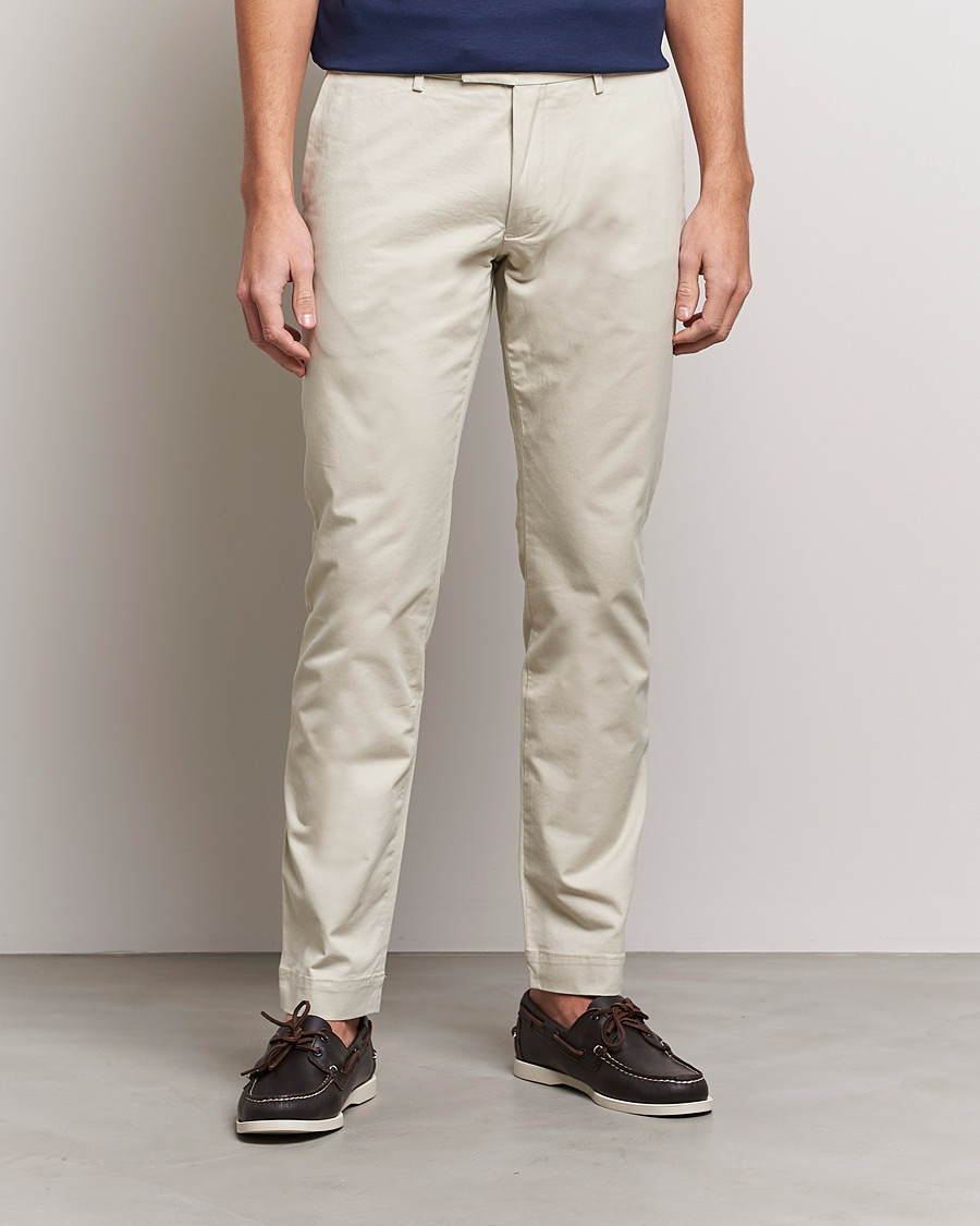 Heren | Broeken | Polo Ralph Lauren | Slim Fit Stretch Chinos Beige