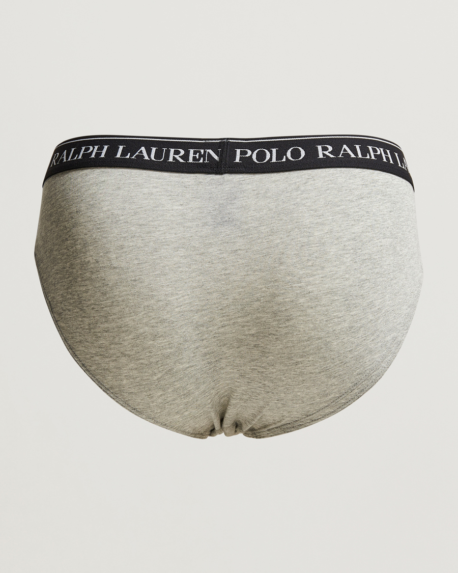 Heren |  | Polo Ralph Lauren | 3-Pack Low Rise Brief Black/White/Grey