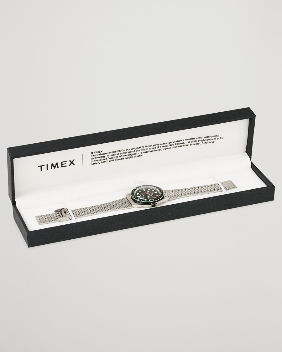 Heren | Timex Q Reissue 1979 Black/Green | Timex | Q Reissue 1979 Black/Green