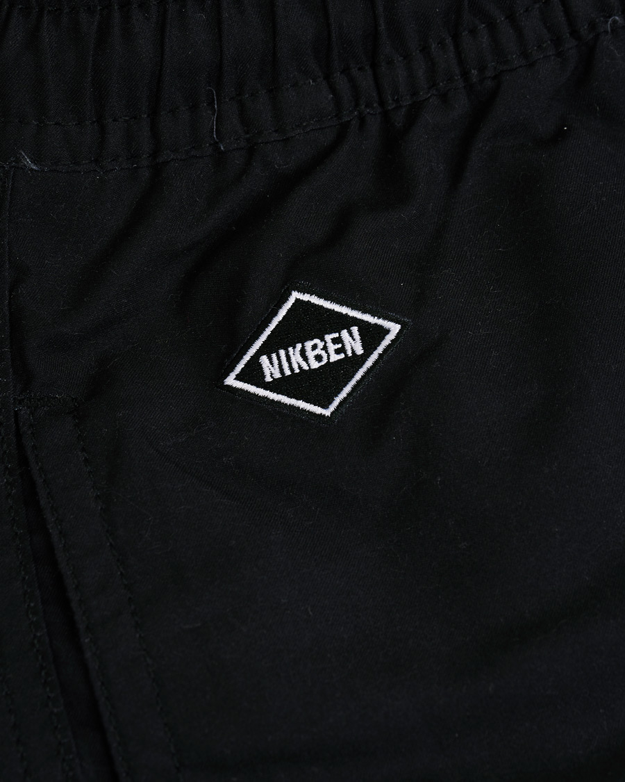 Heren | Zwembroek | NIKBEN | Plain Swim Shorts Black
