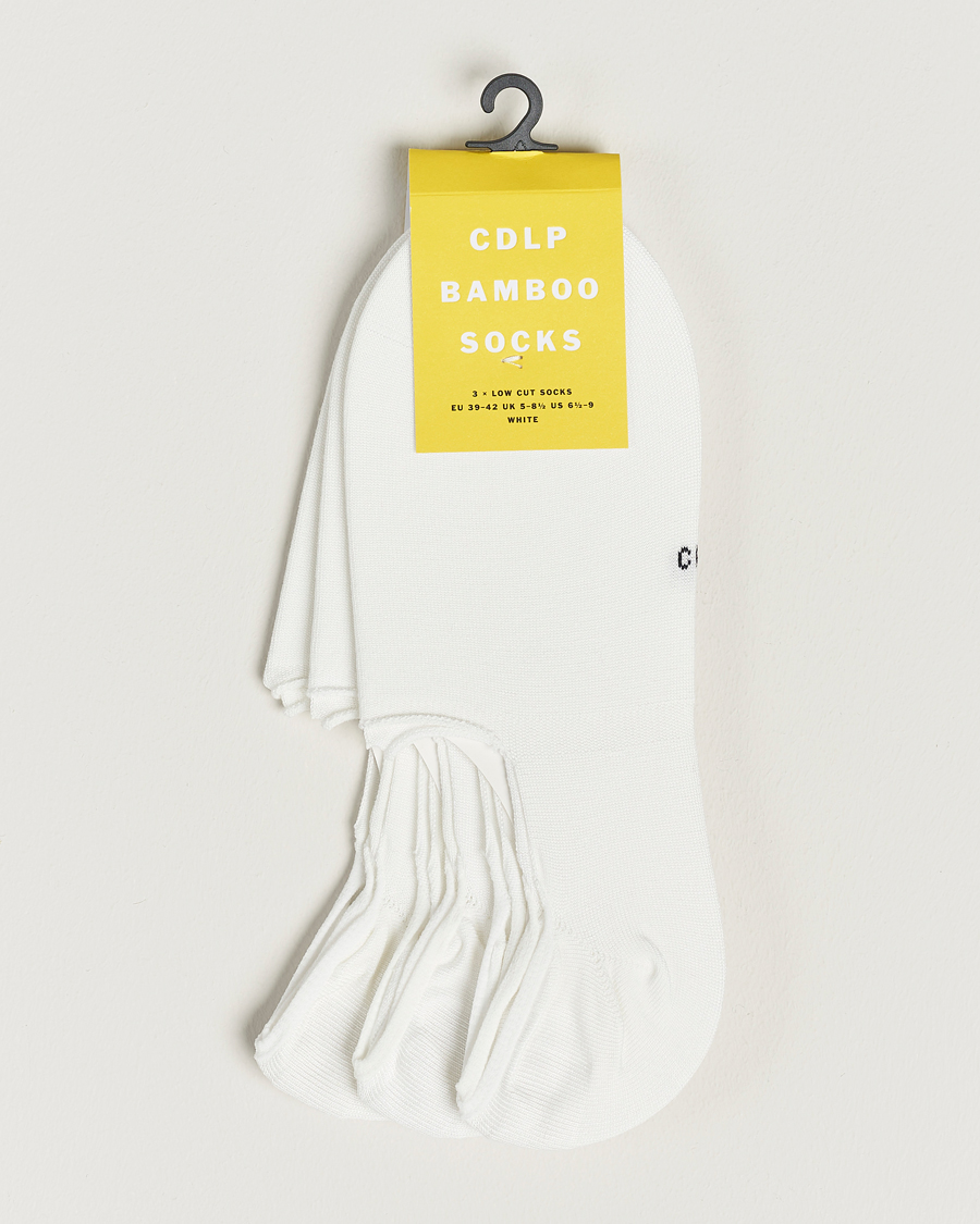 Heren | Ondergoed | CDLP | 3-Pack No Show Socks White