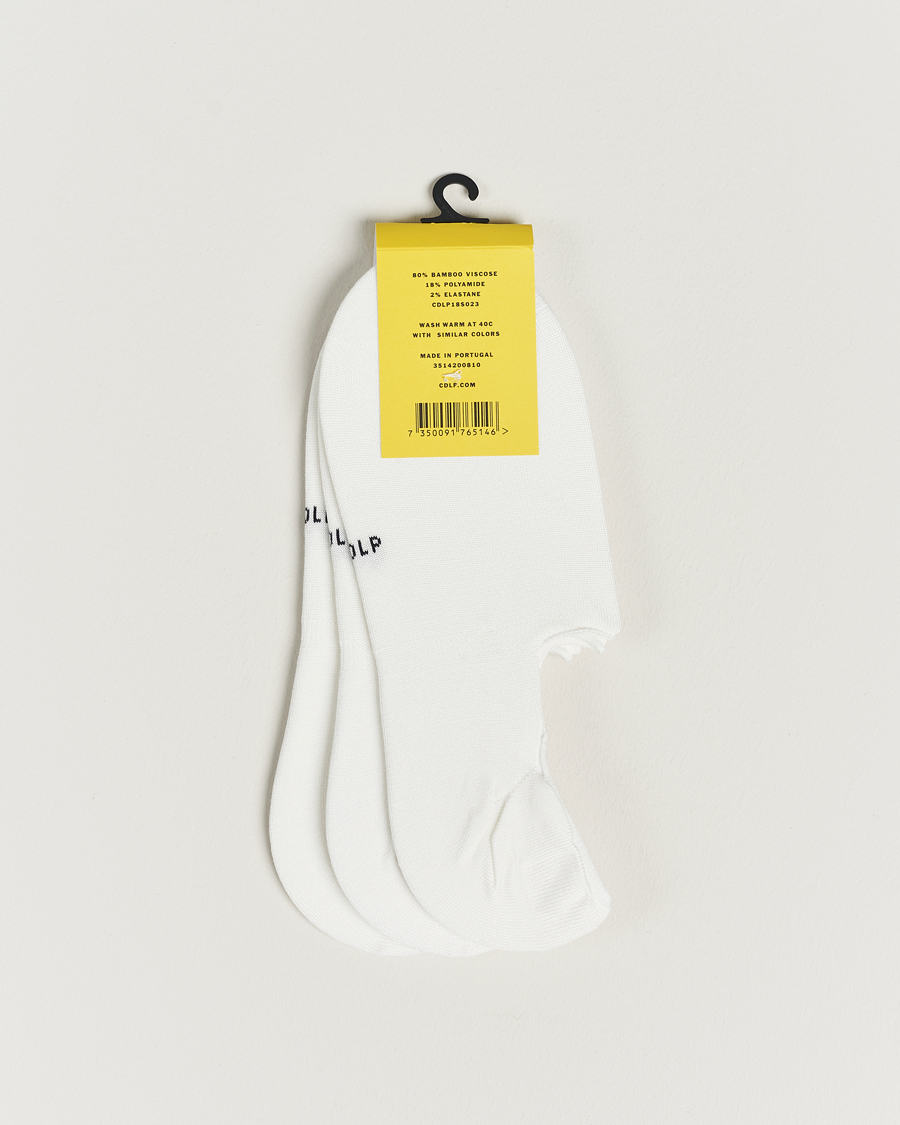 Heren | Ondergoed | CDLP | 3-Pack No Show Socks White