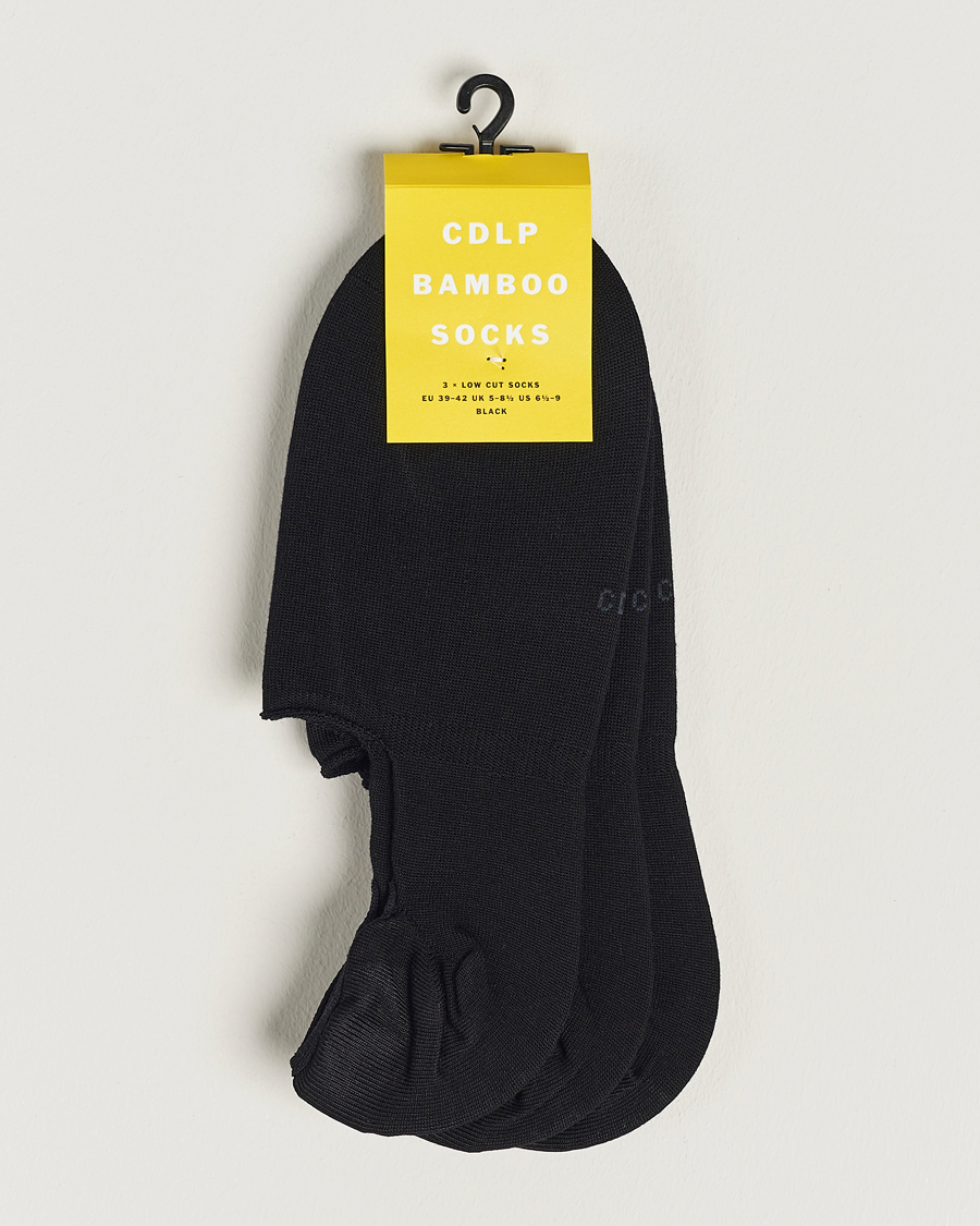 Heren | Ondergoed | CDLP | 3-Pack No Show Socks Black