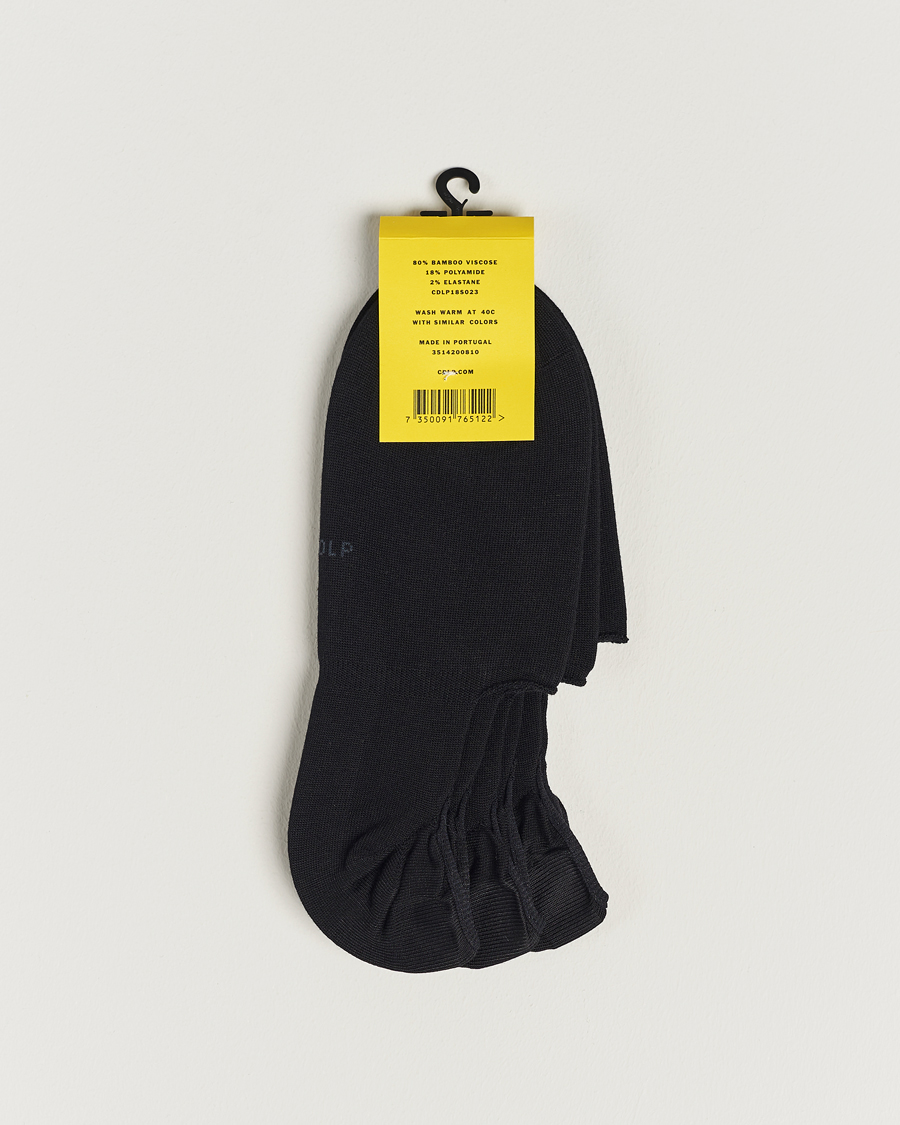 Heren | Enkelsokken | CDLP | 3-Pack No Show Socks Black