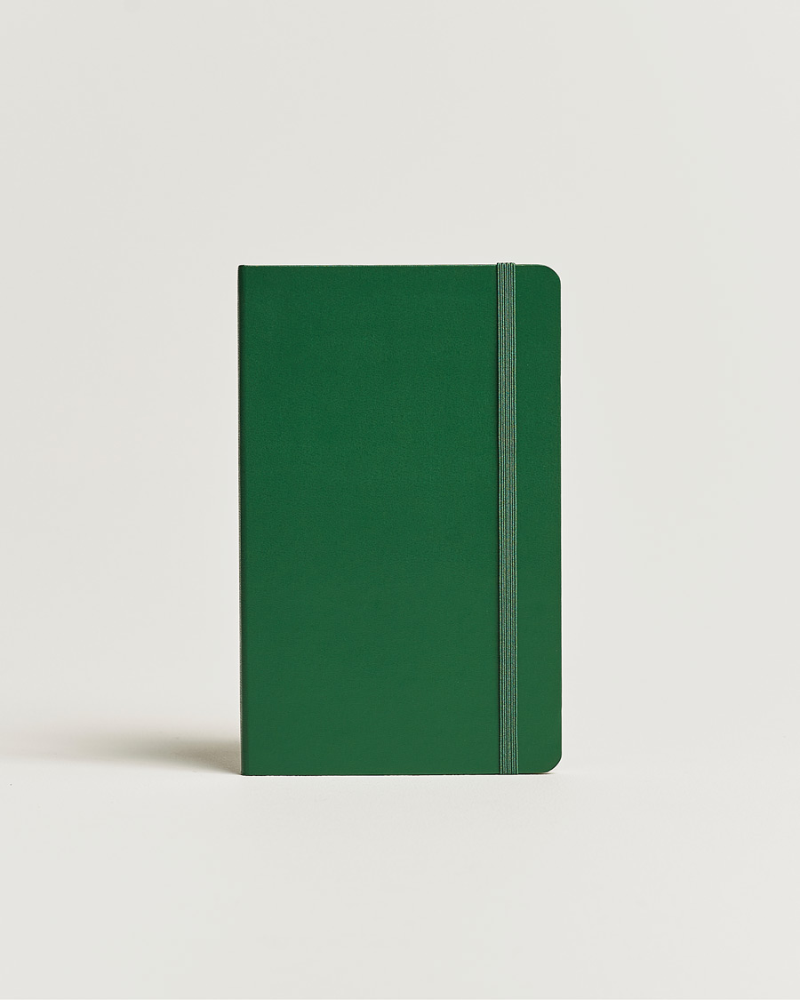 Heren | Notitieboekjes | Moleskine | Plain Hard Notebook Large Myrtle Green
