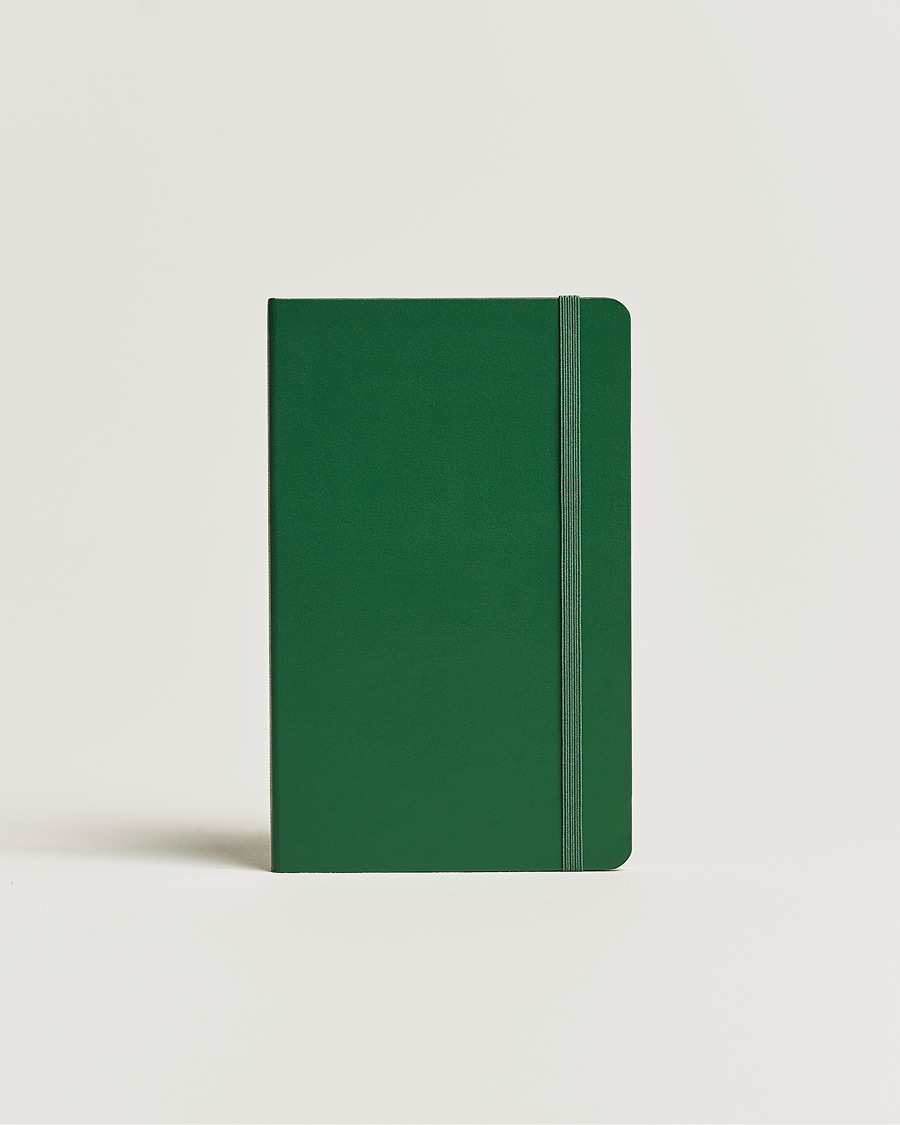 Heren | Moleskine Plain Hard Notebook Large Myrtle Green | Moleskine | Plain Hard Notebook Large Myrtle Green